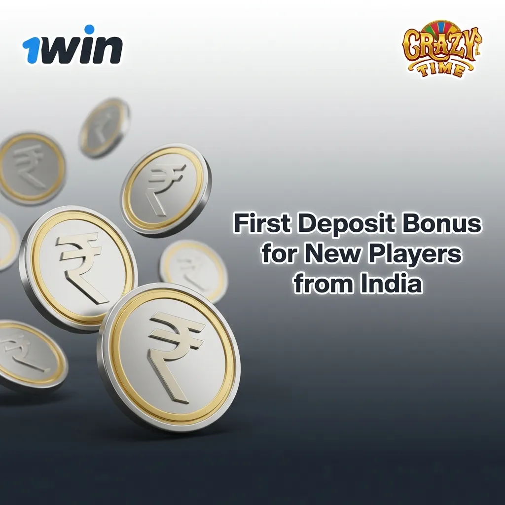 Indian players receiving 500% first deposit bonus up to ₹75,000 for casino games and sports betting with ₹300 minimum deposit