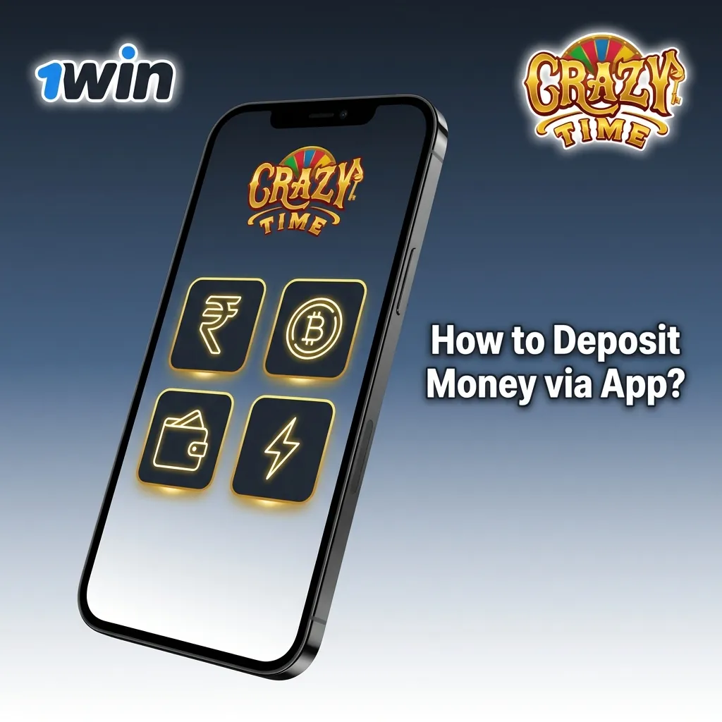 Step-by-step guide showing how to deposit money using a mobile app with payment options and transaction confirmation.