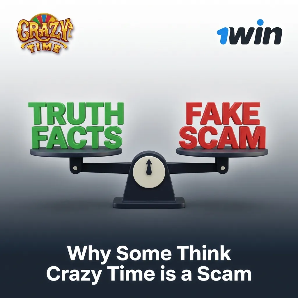 Article explaining misconceptions about Crazy Time being a scam, highlighting marketing tactics and third-party fraud